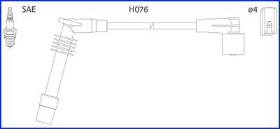 Hitachi 134234 - Augstsprieguma vadu komplekts autodraugiem.lv