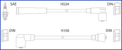 Hitachi 134230 - Augstsprieguma vadu komplekts autodraugiem.lv