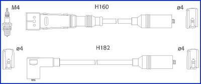 Hitachi 134717 - Augstsprieguma vadu komplekts autodraugiem.lv