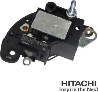 Hitachi 2500797 - Ģeneratora sprieguma regulators autodraugiem.lv