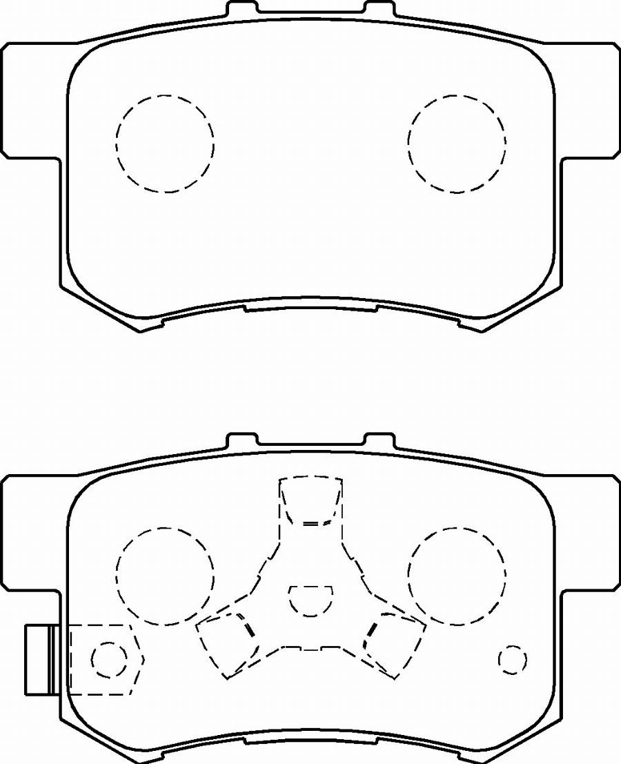 Hitachi BRPC00815A - Bremžu uzliku kompl., Disku bremzes autodraugiem.lv