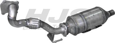 HJS 93 11 2156 - Papild. komplekts, Katalizators / Sodrēju filtrs (Kombisystem) autodraugiem.lv