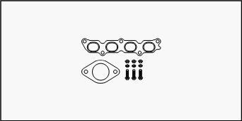 HJS 82 15 9007 - Montāžas komplekts, Katalizators autodraugiem.lv