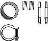 HJS 82 32 6953 - Montāžas komplekts, Katalizators autodraugiem.lv