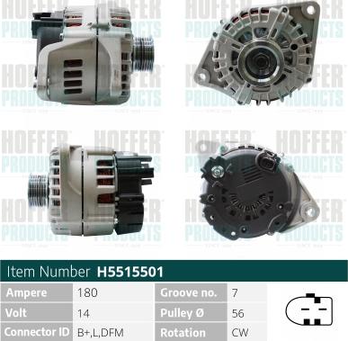 Hoffer H5515501 - Ģenerators autodraugiem.lv