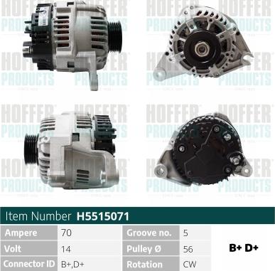 Hoffer H5515071 - Ģenerators autodraugiem.lv