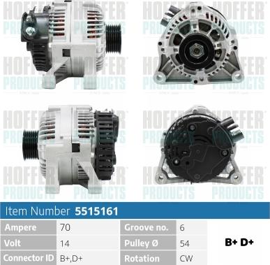 Hoffer H5515161 - Ģenerators autodraugiem.lv