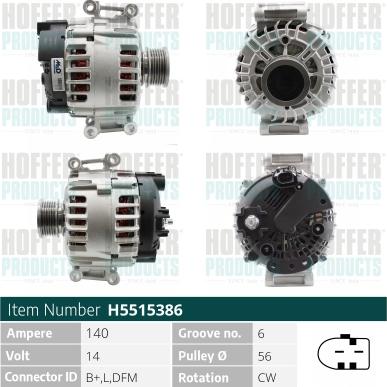 Hoffer H5515386 - Ģenerators autodraugiem.lv
