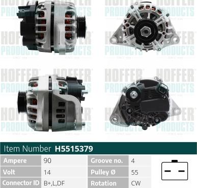 Hoffer H5515379 - Ģenerators autodraugiem.lv