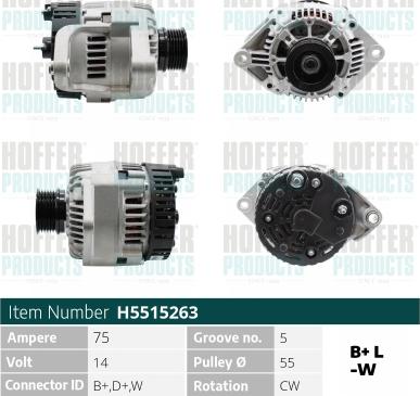 Hoffer H5515263 - Ģenerators autodraugiem.lv