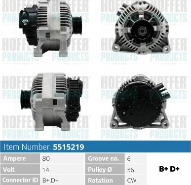 Hoffer H5515219 - Ģenerators autodraugiem.lv