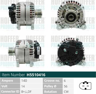 Hoffer H5510416 - Ģenerators autodraugiem.lv