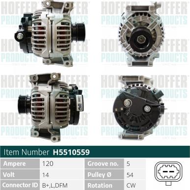 Hoffer H5510559 - Ģenerators autodraugiem.lv