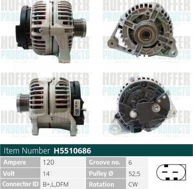 Hoffer H5510686 - Ģenerators autodraugiem.lv