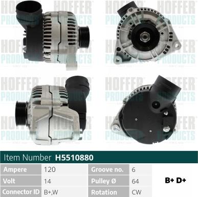 Hoffer H5510880 - Ģenerators autodraugiem.lv