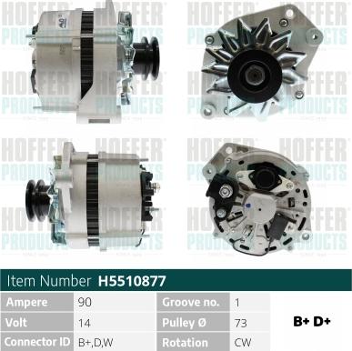Hoffer H5510877 - Ģenerators autodraugiem.lv