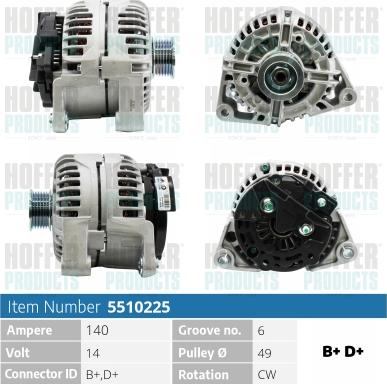 Hoffer H5510225 - Ģenerators autodraugiem.lv