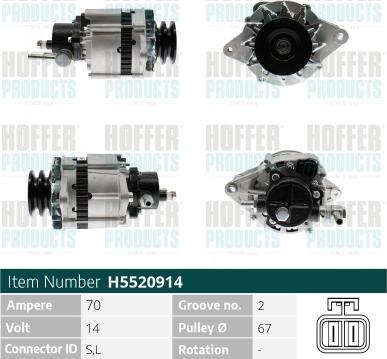 Hoffer H5520914 - Ģenerators autodraugiem.lv