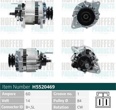 Hoffer H5520469 - Ģenerators autodraugiem.lv