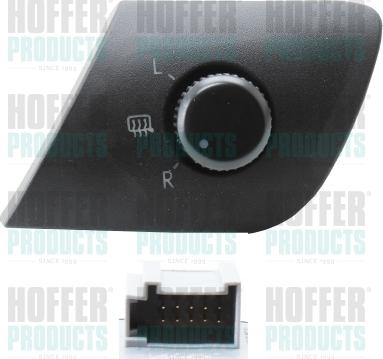 Hoffer H206154 - Slēdzis, Spoguļu regulēšana autodraugiem.lv