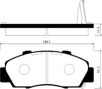 Klaxcar France 24313z - Bremžu uzliku kompl., Disku bremzes autodraugiem.lv