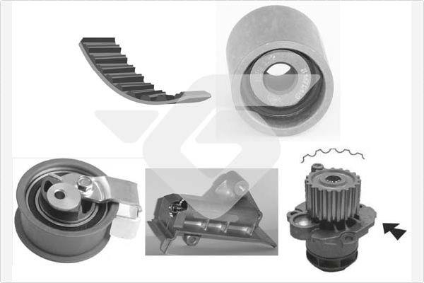 Hutchinson KH 263WP71 - Ūdenssūknis + Zobsiksnas komplekts autodraugiem.lv