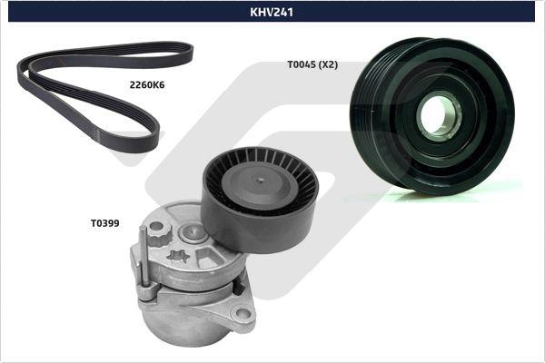 Hutchinson KHV 241 - Ķīļrievu siksnu komplekts autodraugiem.lv