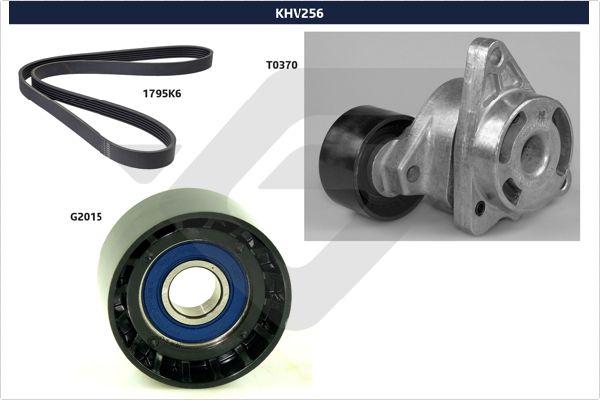 Hutchinson KHV 256 - Ķīļrievu siksnu komplekts autodraugiem.lv