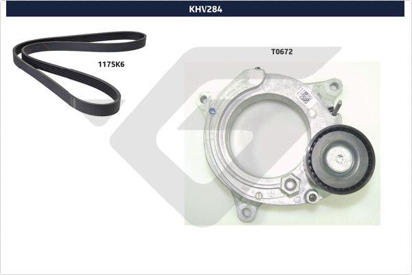 Hutchinson KHV 284 - Ķīļrievu siksnu komplekts autodraugiem.lv