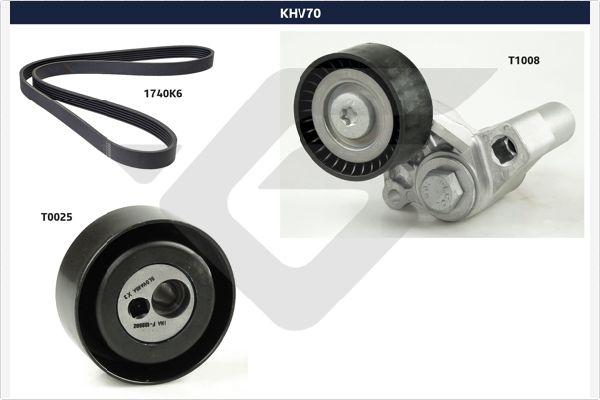 Hutchinson KHV 70 - Ķīļrievu siksnu komplekts autodraugiem.lv