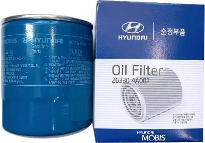 Hyundai 263304A001 - Eļļas filtrs autodraugiem.lv