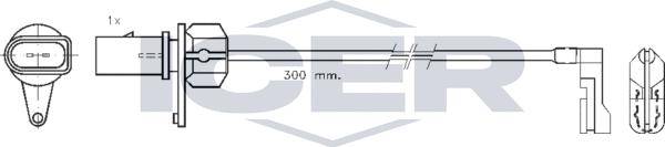 Icer 610688 E C - Indikators, Bremžu uzliku nodilums autodraugiem.lv