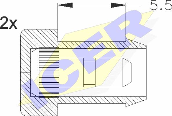 Icer 610055 E C - Indikators, Bremžu uzliku nodilums autodraugiem.lv