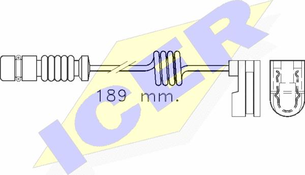 Icer 610377 E C - Indikators, Bremžu uzliku nodilums autodraugiem.lv