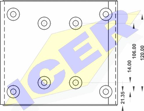 Icer 21 9486 00 - Bremžu uzliku kompl., Trumuļu bremzes autodraugiem.lv