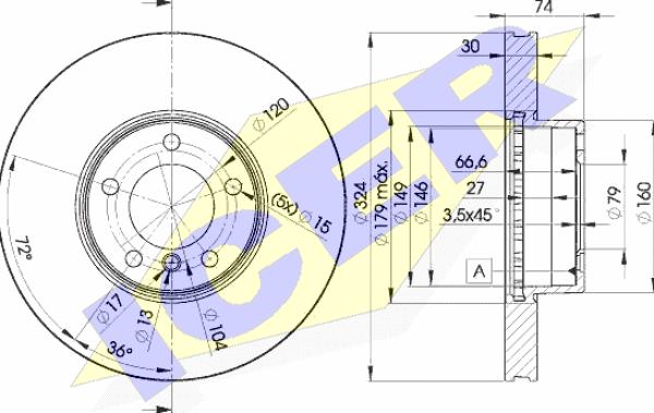 Icer 78BD5859-2 - Bremžu diski autodraugiem.lv