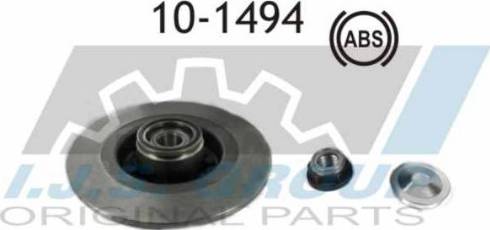IJS GROUP 10-1494 - Bremžu diski autodraugiem.lv