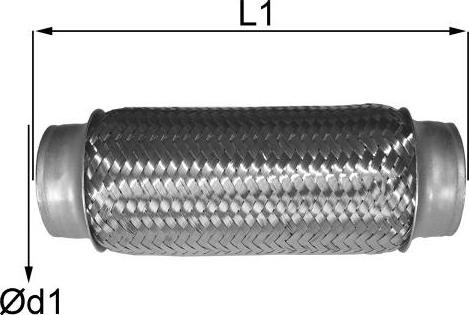 Imasaf 06.40.38 - Gofrēta caurule, Izplūdes gāzu sistēma autodraugiem.lv