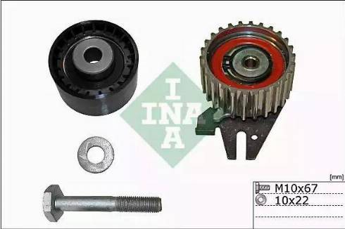INA 530 0606 09 - Rullīšu komplekts, Zobsiksna autodraugiem.lv