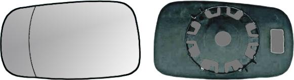 Iparlux 31804712 - Spoguļstikls, Ārējais atpakaļskata spogulis autodraugiem.lv