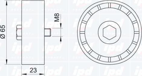 IPD 15-1004 - Parazīt / Vadrullītis, Ķīļrievu siksna autodraugiem.lv