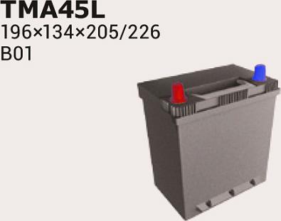 IPSA TMA45L - Startera akumulatoru baterija autodraugiem.lv