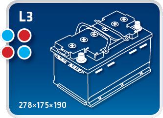 IPSA TME65 - Startera akumulatoru baterija autodraugiem.lv