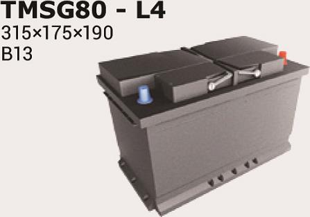 IPSA TMSG80 - Startera akumulatoru baterija autodraugiem.lv