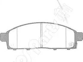 IPS Parts IBD-1501 - Bremžu uzliku kompl., Disku bremzes autodraugiem.lv