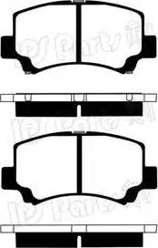 IPS Parts IBD-1813 - Bremžu uzliku kompl., Disku bremzes autodraugiem.lv