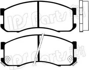 IPS Parts IBD-1380 - Bremžu uzliku kompl., Disku bremzes autodraugiem.lv