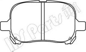 IPS Parts IBD-1216 - Bremžu uzliku kompl., Disku bremzes autodraugiem.lv