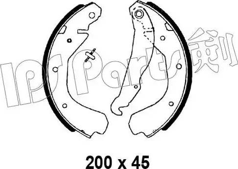 IPS Parts IBL-4999 - Bremžu loki autodraugiem.lv