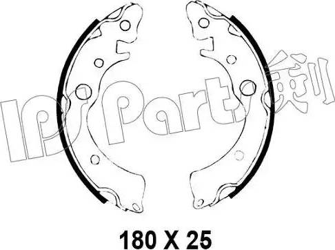 IPS Parts IBL-4496 - Bremžu loki autodraugiem.lv